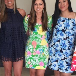 Lilly Pulitzer Palmetto 3/4 sleeve V neck dress